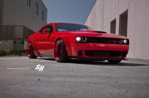 Dodge Challenger Hellcat by Liberty Walk and SR Auto Group on PUR Wheels (PUR LG06) 2016 года